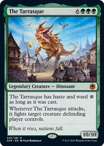 The Tarrasque (207), Promo Pack: Adventures in the Forgotten Realms — Magic card price