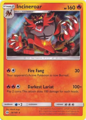 Incineroar - 26/149 (Water Web Holo) (026/149), Miscellaneous Cards & Products — Pokémon card price