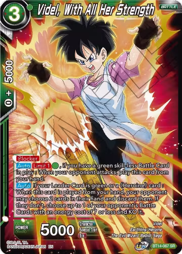 Videl, With All Her Strength (BT14-067), Cross Spirits — DB Super card price