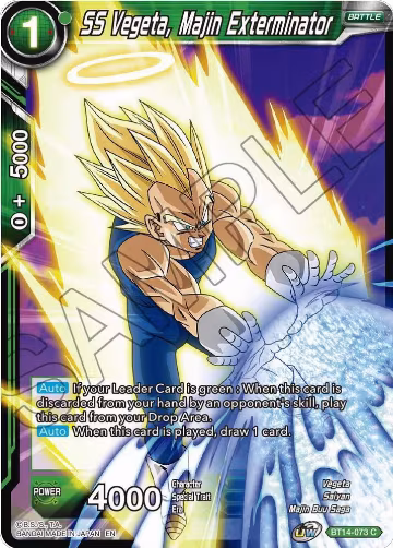 SS Vegeta, Majin Exterminator (BT14-073), Cross Spirits — DB Super card price