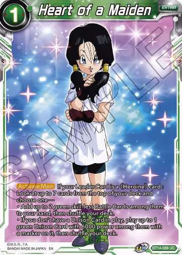 Heart of a Maiden (BT14-086), Cross Spirits — DB Super card price