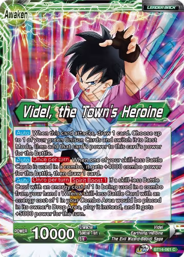Videl // Videl, the Town's Heroine (BT14-061), Cross Spirits — DB Super card price