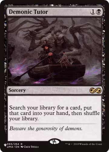 Demonic Tutor (UMA) (093/254), The List Reprints — Magic card price