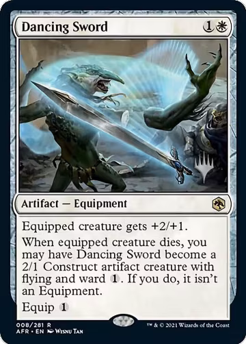 Dancing Sword (8), Promo Pack: Adventures in the Forgotten Realms — Magic card price