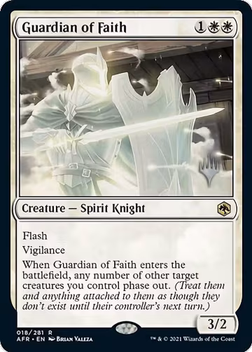 Guardian of Faith (18), Promo Pack: Adventures in the Forgotten Realms — Magic card price