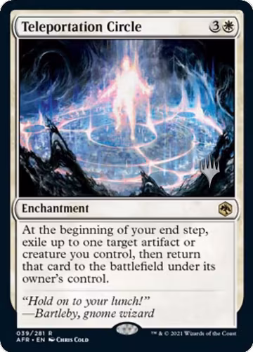 Teleportation Circle (39), Promo Pack: Adventures in the Forgotten Realms — Magic card price
