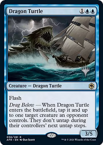 Dragon Turtle (56), Promo Pack: Adventures in the Forgotten Realms — Magic card price