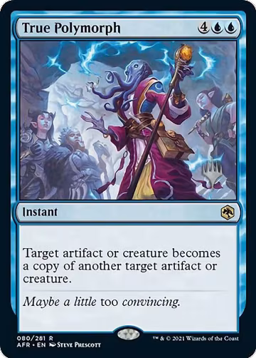 True Polymorph (80), Promo Pack: Adventures in the Forgotten Realms — Magic card price