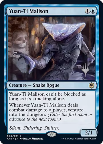 Yuan-Ti Malison (86), Promo Pack: Adventures in the Forgotten Realms — Magic card price