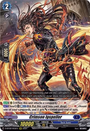 Crimson Igspeller (D-BT02/003EN), D-BT02: A Brush with the Legends — Vanguard card price