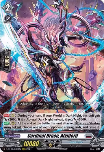 Cardinal Draco, Alviderd (D-BT02/005EN), D-BT02: A Brush with the Legends — Vanguard card price