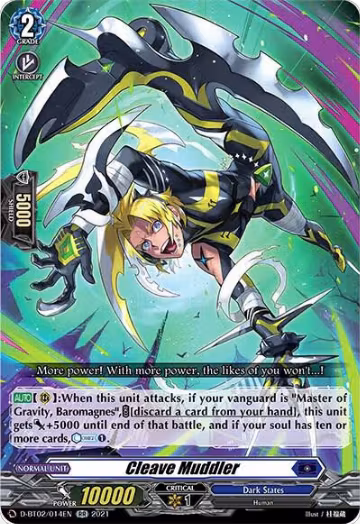 Cleave Muddler (D-BT02/014EN), D-BT02: A Brush with the Legends — Vanguard card price