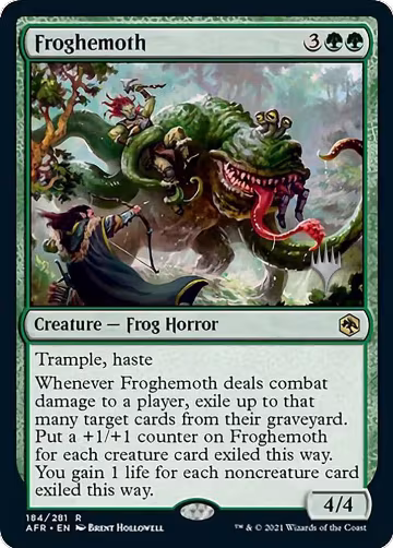 Froghemoth (184), Promo Pack: Adventures in the Forgotten Realms — Magic card price