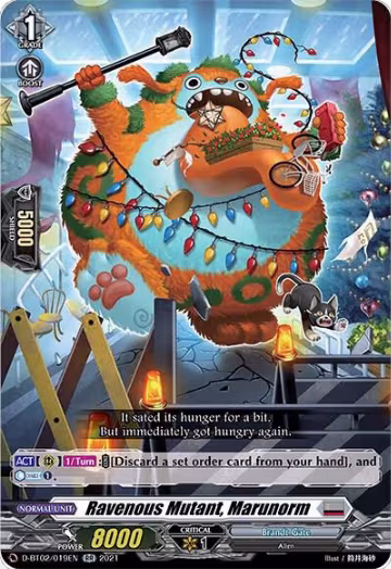 Ravenous Mutant, Marunorm (D-BT02/019EN), D-BT02: A Brush with the Legends — Vanguard card price