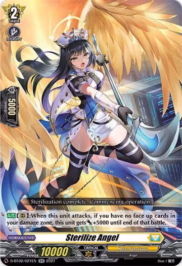 Sterilize Angel (D-BT02/021EN), D-BT02: A Brush with the Legends — Vanguard card price