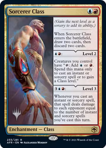 Sorcerer Class (233), Promo Pack: Adventures in the Forgotten Realms — Magic card price