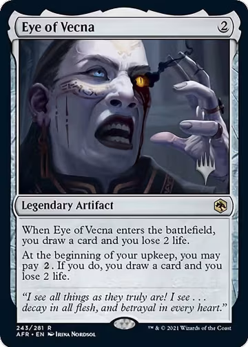 Eye of Vecna (243), Promo Pack: Adventures in the Forgotten Realms — Magic card price