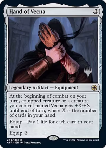 Hand of Vecna (246), Promo Pack: Adventures in the Forgotten Realms — Magic card price