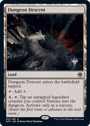 Dungeon Descent (255), Promo Pack: Adventures in the Forgotten Realms — Magic card price