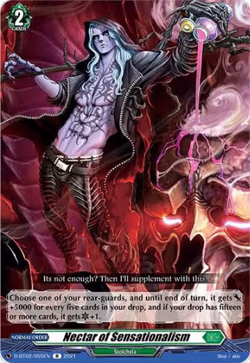 Nectar of Sensationalism (D-BT02/055EN), D-BT02: A Brush with the Legends — Vanguard card price