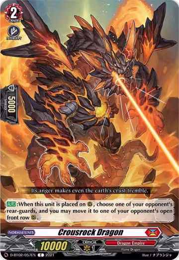 Crousrock Dragon (D-BT02/057EN), D-BT02: A Brush with the Legends — Vanguard card price