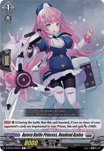 Aurora Battle Princess, Roudend Azalea (D-BT02/090EN), D-BT02: A Brush with the Legends — Vanguard card price