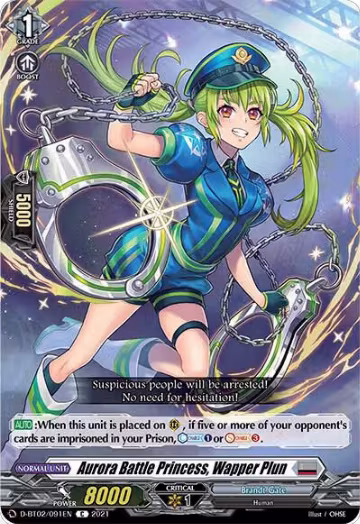 Aurora Battle Princess, Wapper Plun (D-BT02/091EN), D-BT02: A Brush with the Legends — Vanguard card price