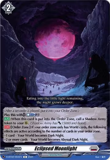 Eclipsed Moonlight (D-BT02/094EN), D-BT02: A Brush with the Legends — Vanguard card price