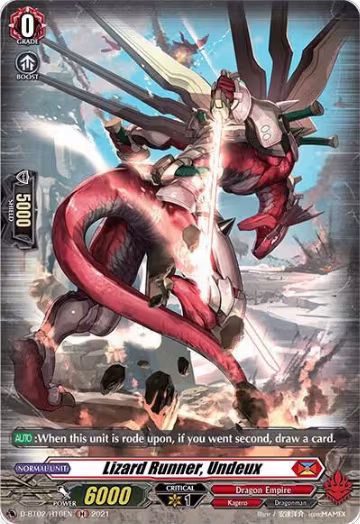 Lizard Runner, Undeux (Holo) (D-BT02/H10EN), D-BT02: A Brush with the Legends — Vanguard card price