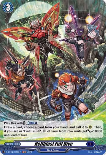 Hellblast Full Dive (Holo) (D-BT02/H16EN), D-BT02: A Brush with the Legends — Vanguard card price