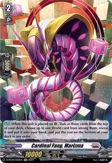 Cardinal Fang, Marizma (Holo) (D-BT02/H22EN), D-BT02: A Brush with the Legends — Vanguard card price