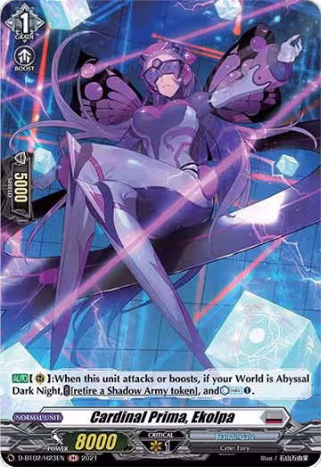 Cardinal Prima, Ekolpa (Holo) (D-BT02/H23EN), D-BT02: A Brush with the Legends — Vanguard card price