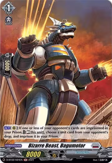 Bizarre Beast, Bagumotor (Holo) (D-BT02/H24EN), D-BT02: A Brush with the Legends — Vanguard card price