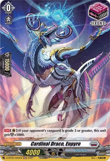 Cardinal Draco, Enpyro (Holo) (D-BT02/H25EN), D-BT02: A Brush with the Legends — Vanguard card price