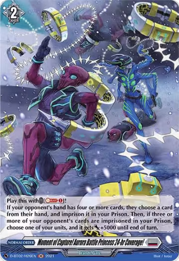 Moment of Capture! Aurora Battle Princess 24-hr Coverage! (Holo) (D-BT02/H26EN), D-BT02: A Brush with the Legends — Vanguard card price
