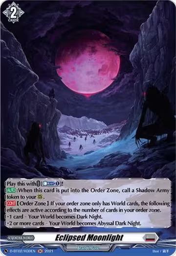 Eclipsed Moonlight (Holo) (D-BT02/H30EN), D-BT02: A Brush with the Legends — Vanguard card price