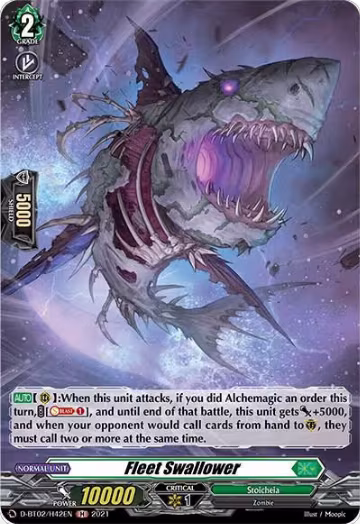 Fleet Swallower (Holo) (D-BT02/H42EN), D-BT02: A Brush with the Legends — Vanguard card price