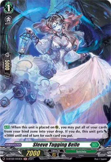 Sleeve Tugging Belle (Holo) (D-BT02/H44EN), D-BT02: A Brush with the Legends — Vanguard card price