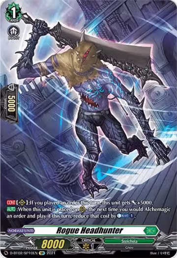 Rogue Headhunter (SP) (D-BT02/SP10EN), D-BT02: A Brush with the Legends — Vanguard card price