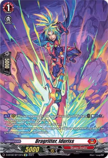 Dragritter, Iduriss (SP) (D-BT02/SP13EN), D-BT02: A Brush with the Legends — Vanguard card price