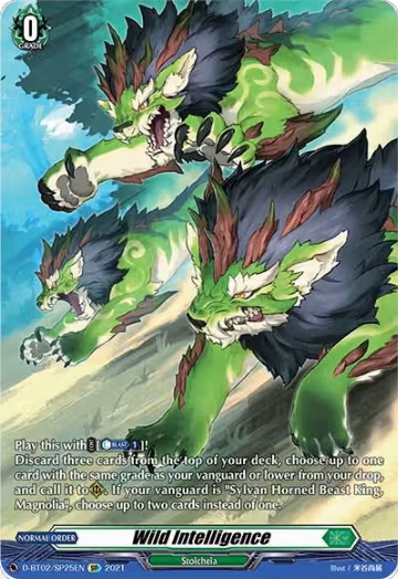 Wild Intelligence (SP) (D-BT02/SP25EN), D-BT02: A Brush with the Legends — Vanguard card price