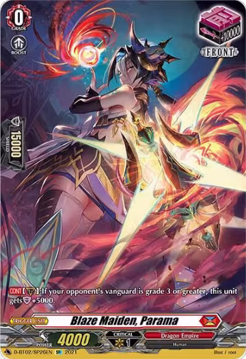 Blaze Maiden, Parama (SP) (D-BT02/SP26EN) — card price
