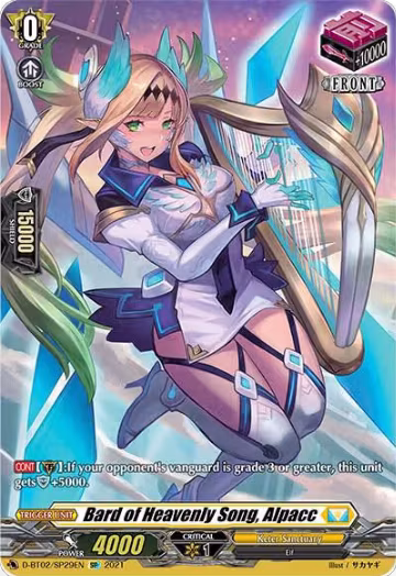 Bard of Heavenly Song, Alpacc (SP) (D-BT02/SP29EN) — card price