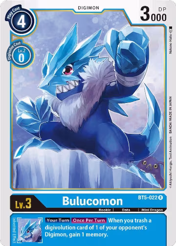 Bulucomon (BT5-022 R), Battle of Omni — Digimon card price