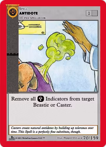 Antidote (70), Cryptid Nation: First Edition — MetaZoo card price