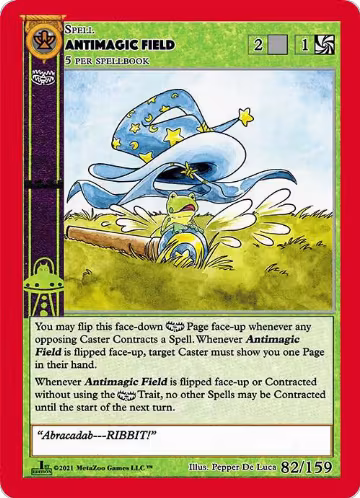 Antimagic Field (82), Cryptid Nation: First Edition — MetaZoo card price
