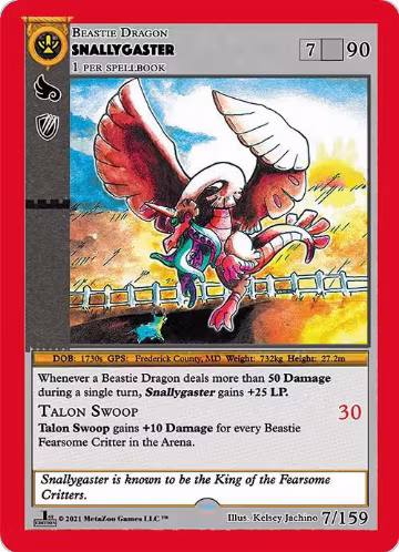 Snallygaster (7), Cryptid Nation: First Edition — MetaZoo card price