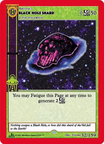 Black Hole Shard (32), Cryptid Nation: First Edition — MetaZoo card price