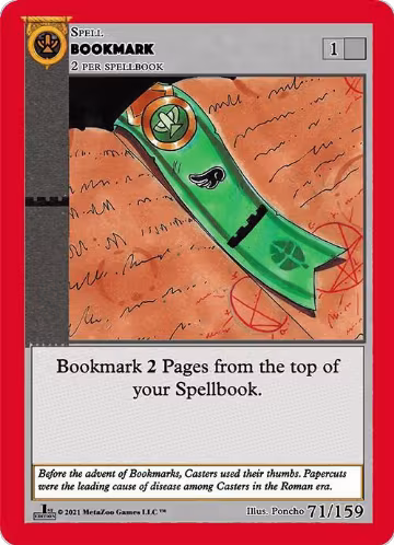 Bookmark (71), Cryptid Nation: First Edition — MetaZoo card price