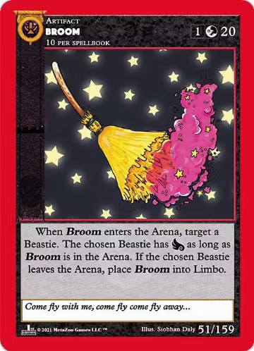 Broom (51), Cryptid Nation: First Edition — MetaZoo card price